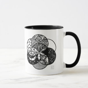 Graine de tasse de mandala de la vie