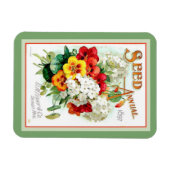 Graines annuelles 1879 Sage Green Magnet (Horizontal)