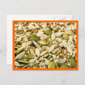 Graines citrouilles et cartes postales (Devant / Derrière)