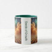 "Graines de croissance" Mug de café (Centre)