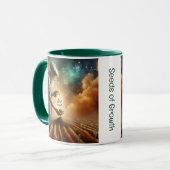 "Graines de croissance" Mug de café (Devant gauche)