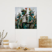 Graines de résistance - Poster Solarpunk (Cuisine)