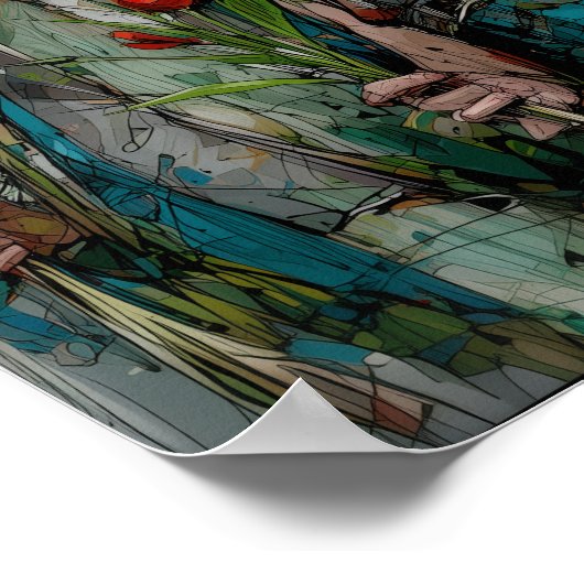 Graines de résistance - Poster Solarpunk (Coin)