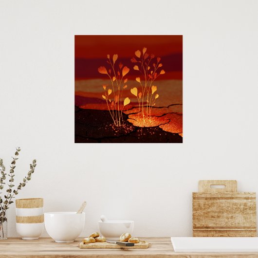 Graines émergentes - Poster Solarpunk (Cuisine)