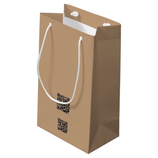 Graines en croissance Sacs en papier rustique - Sa (Dos Angle)