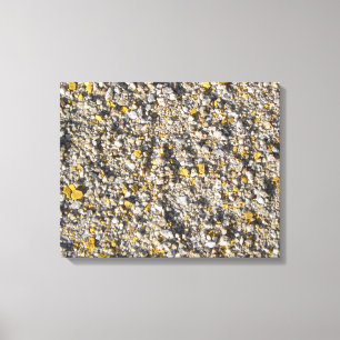 GRAINS OF JAUNE OMHULD CANVAS AFDRUK