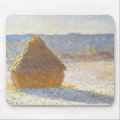 Grainstack in Morning, sneeuweffect door Claude Mo Muismat (Voorkant)