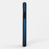 Grainy Blue-Black Vignette Case-Mate iPhone Case (Achterkant/rechts)