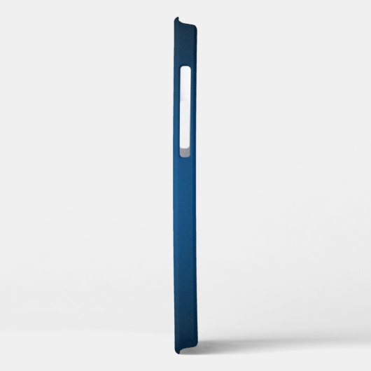 Grainy Blue-Black Vignette Case-Mate iPhone Case (Achterkant / Links)