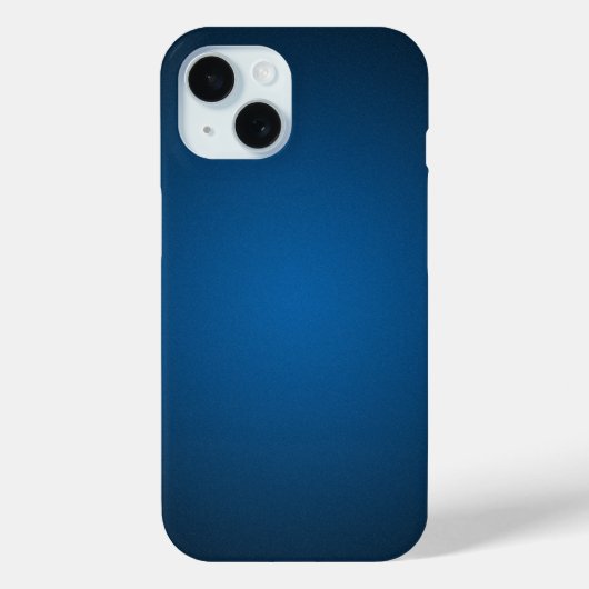 Grainy Blue-Black Vignette Case-Mate iPhone Case (Achterkant)