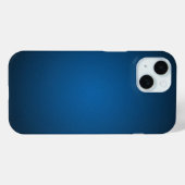 Grainy Blue-Black Vignette Case-Mate iPhone Case (Achterkant (horizontaal))