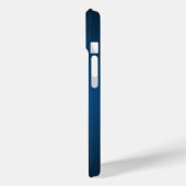 Grainy Blue-Black Vignette Case-Mate iPhone Case (Achterkant / Links)