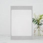 Grainy Gray Artsy Background Briefpapier (Staand voorkant)