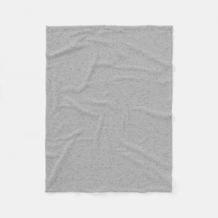 Grainy Plain Grey Kleurontwerp Fleece Deken
