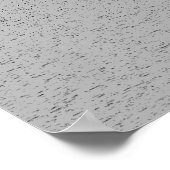 Grainy Plain Grey Kleurontwerp Poster (Hoek)