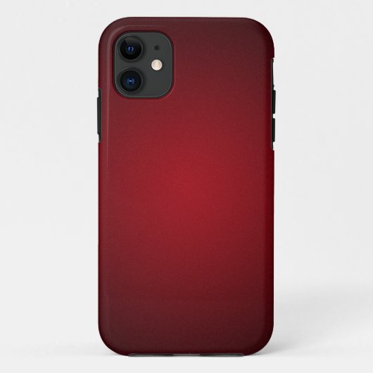 Grainy Red-Black Vignette Case-Mate iPhone Case (Achterkant)