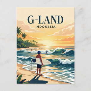 Grajagan-baai Indonesië Briefkaart