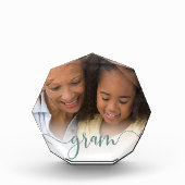 Gram | Grandma Script Overlay Fotoblokken (Voorkant)