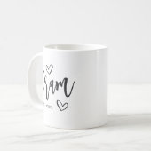 Gram Jaar van opgezette oma Koffiemok (Voorkant links)