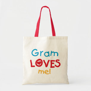 Gram Loves Me T-shirts en geschenken Tote Bag