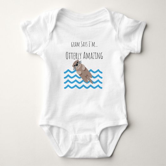 Gram Zegt dat ik een verbluffend baby bodysuit ben (Voorkant)