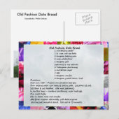 GramaBarb's Date Loaf Recipe Briefkaart (Voorkant / Achterkant)
