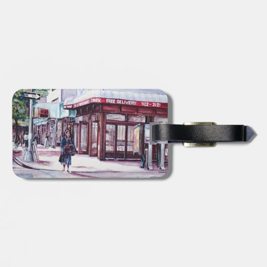 Gramercy Coffee Corner Bagagelabel (Achterkant horizontaal)