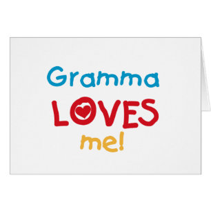 Gramma aime mes t-shirts et cadeaux