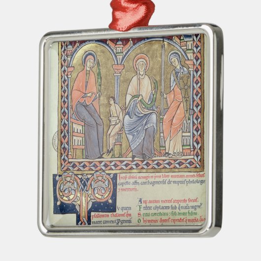 Grammar, Dialect en Rhetoric uit 'Satyricon' Metalen Ornament (Links)