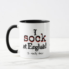 Grammar Humor and Coffee Funny Grammar Nerd Mug Mok