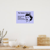 Grammar Lady Apostrophes affiches (Cuisine)