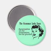Grammar Lady Apostrophes Magnets (Recto/Verso)