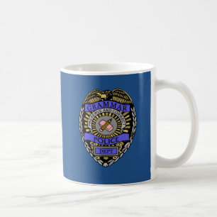 Grammar Police Dept Badge Pencil Eraser Koffiemok