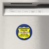 Grammar Police Magnet personnalisable (In Situ (Lave-vaisselle))