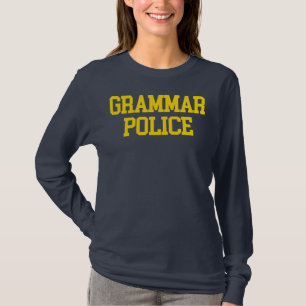 Grammar Politie Lange Mouw T T-shirt
