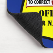 Grammar Politie  Mousepad Muismat (Hoek)