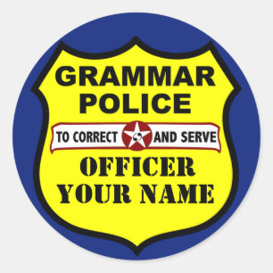 Grammar Politie  Sticker