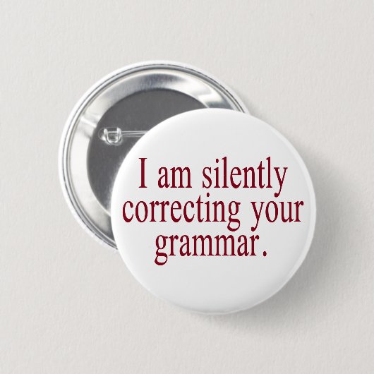 Grammar Ronde Button 5,7 Cm (Voorkant /achterkant)
