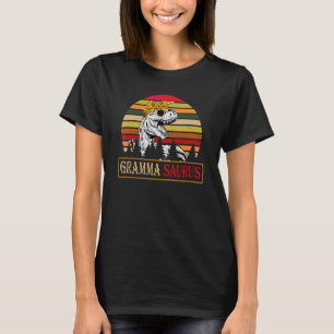 Grammasaurus Rex Dinosaurus Gramma Saurus Familie T-shirt