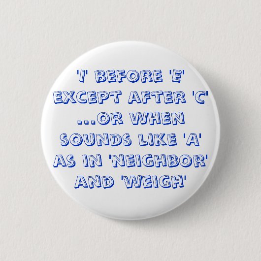 grammatica-Button Ronde Button 5,7 Cm (Voorkant)