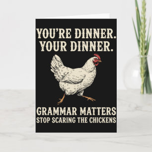 Grammatica is Belangrijk Stop Met De Kippen Te Lat Kaart