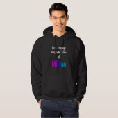 Grammatica Meckern de enige Mimimi Hoodie (Voorkant volledig)