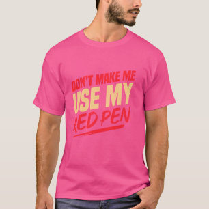 Grammatica Politie School Engels leraar onderwijs T-shirt