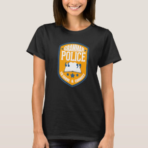 Grammatica Politie te dienen & Correct Engels lera T-shirt