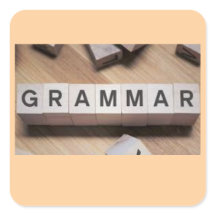 Grammatica Tegels Sticker