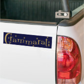 Grammatici Bumpersticker (Op Truck)