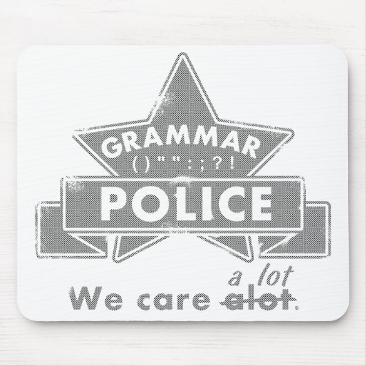 Grammatipolitie Muismat (Voorkant)