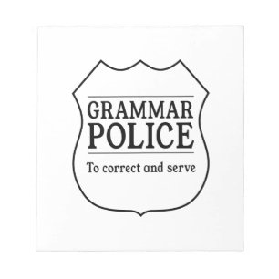 Grammatipolitie Notitieblok