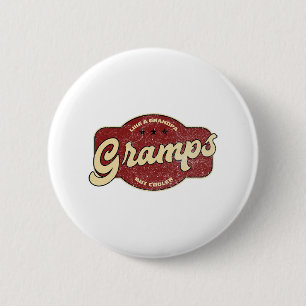 grammen als opa maar koeler ronde button 5,7 cm