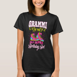 Grammi van de Birthday Girl Roller Schaatsen Bday T-shirt